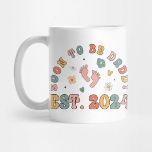 Soon to be daddy EST 2024, Gift for New dad, pregnancy, baby shower gift Mug